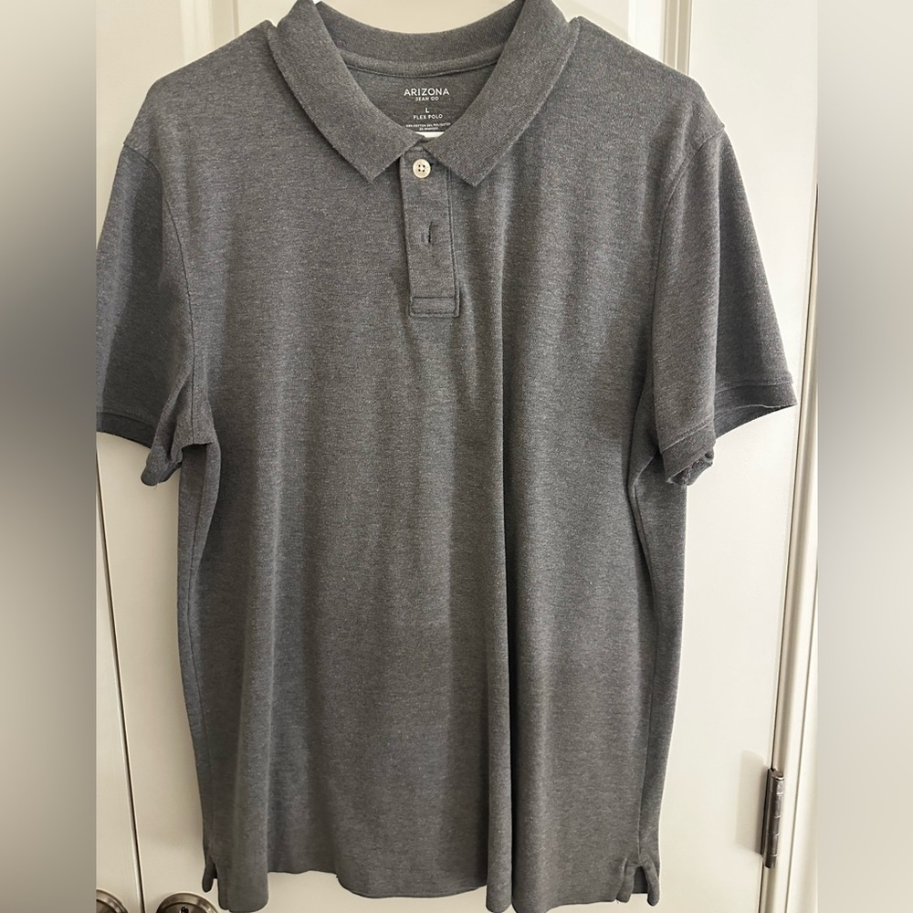 Grey Arizona Large Men’s Polo